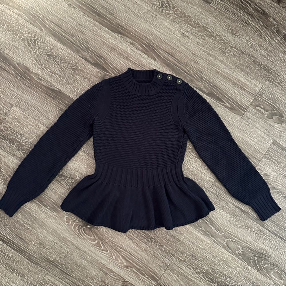 Rebecca Taylor Navy Sweater